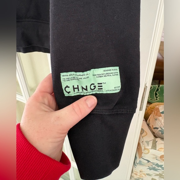 CHNGE‎ “Always” Hoodie Sweatshirt – Black, Size L - Picture 10 of 12